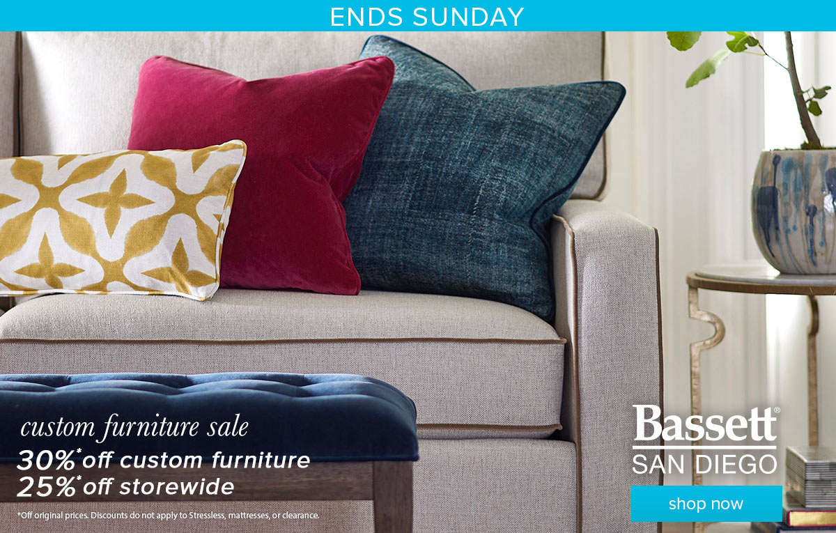 San Diego Custom Furniture Store Bassett San Diego