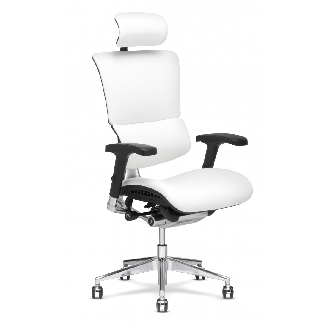 1.2020_xchair_x4_white_se_leather_headrest_hmt_02_front_right_r1_3500px X4 Leather Executive Chair